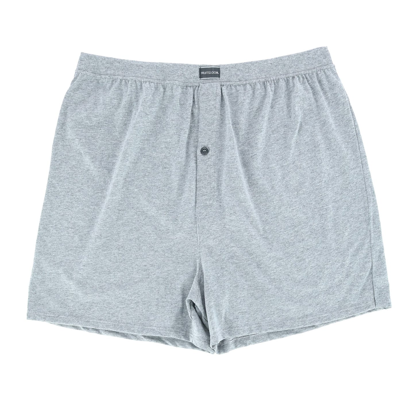 Fruit Of The Loom Mens Big Knit Boxers 4 Pack, 2XL, Assorted