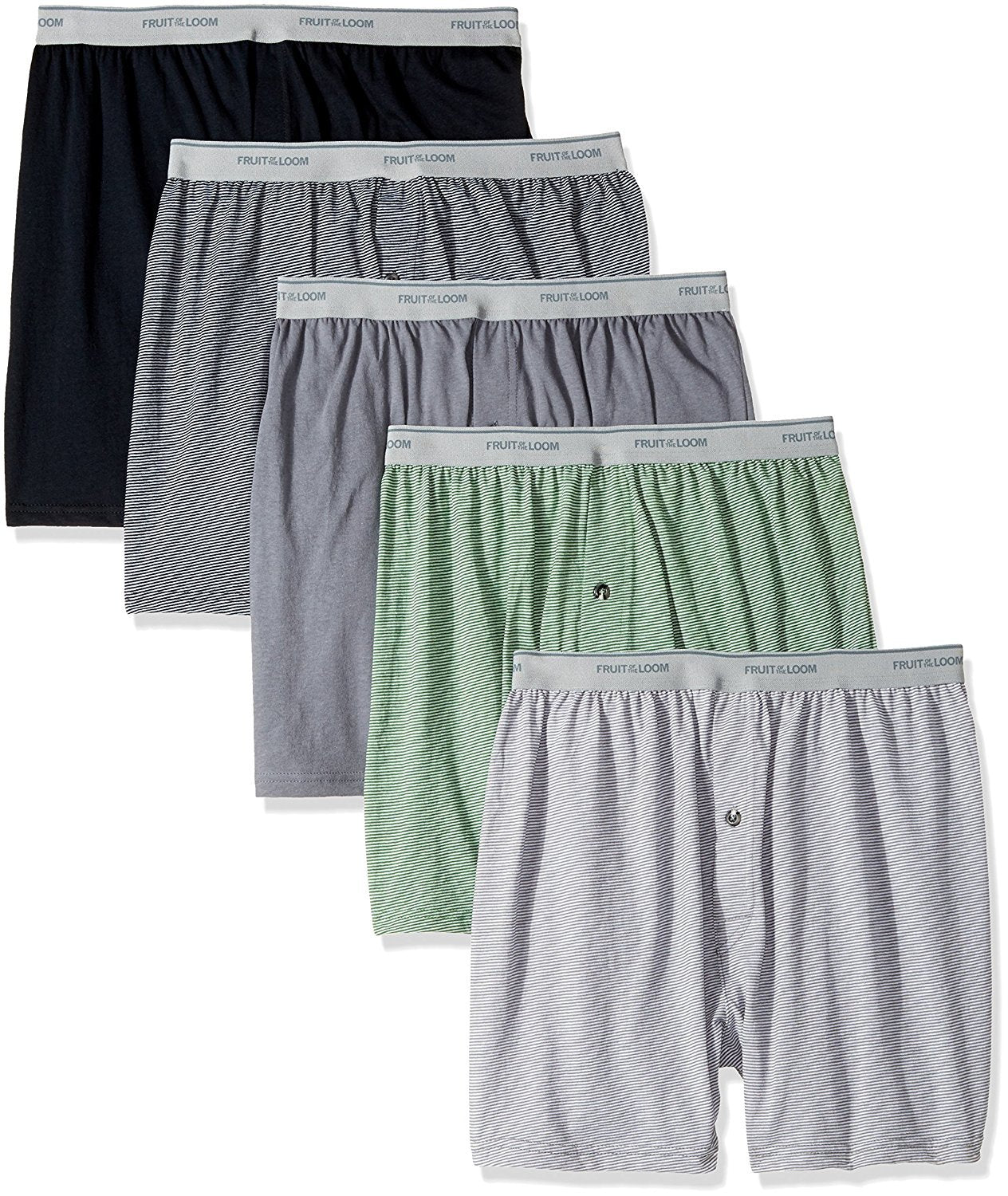 Fruit of the Loom Men's Knit Boxer (5 Pack) (XX-Large