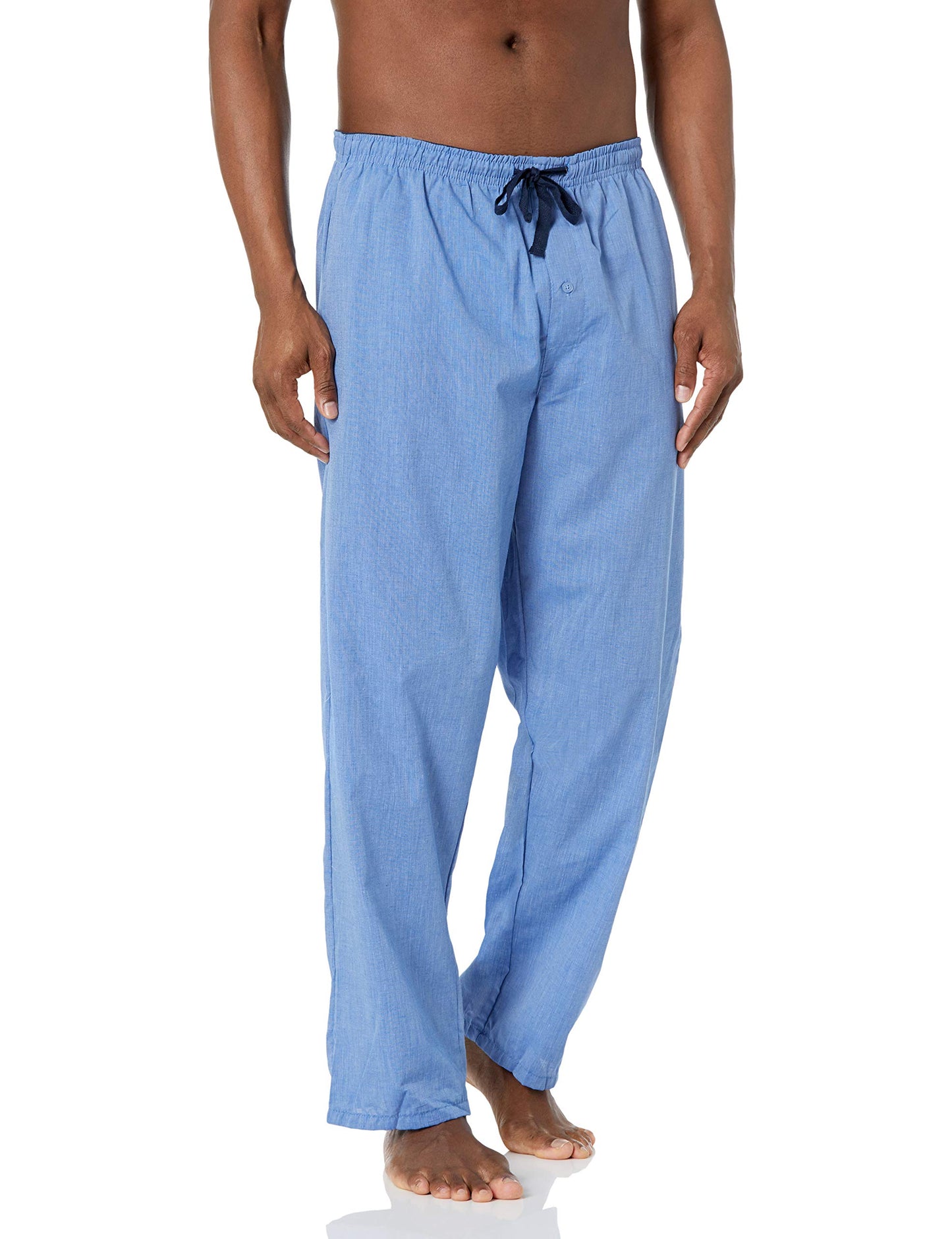 Hanes Men's Woven Pajama Pant, Navy, Large