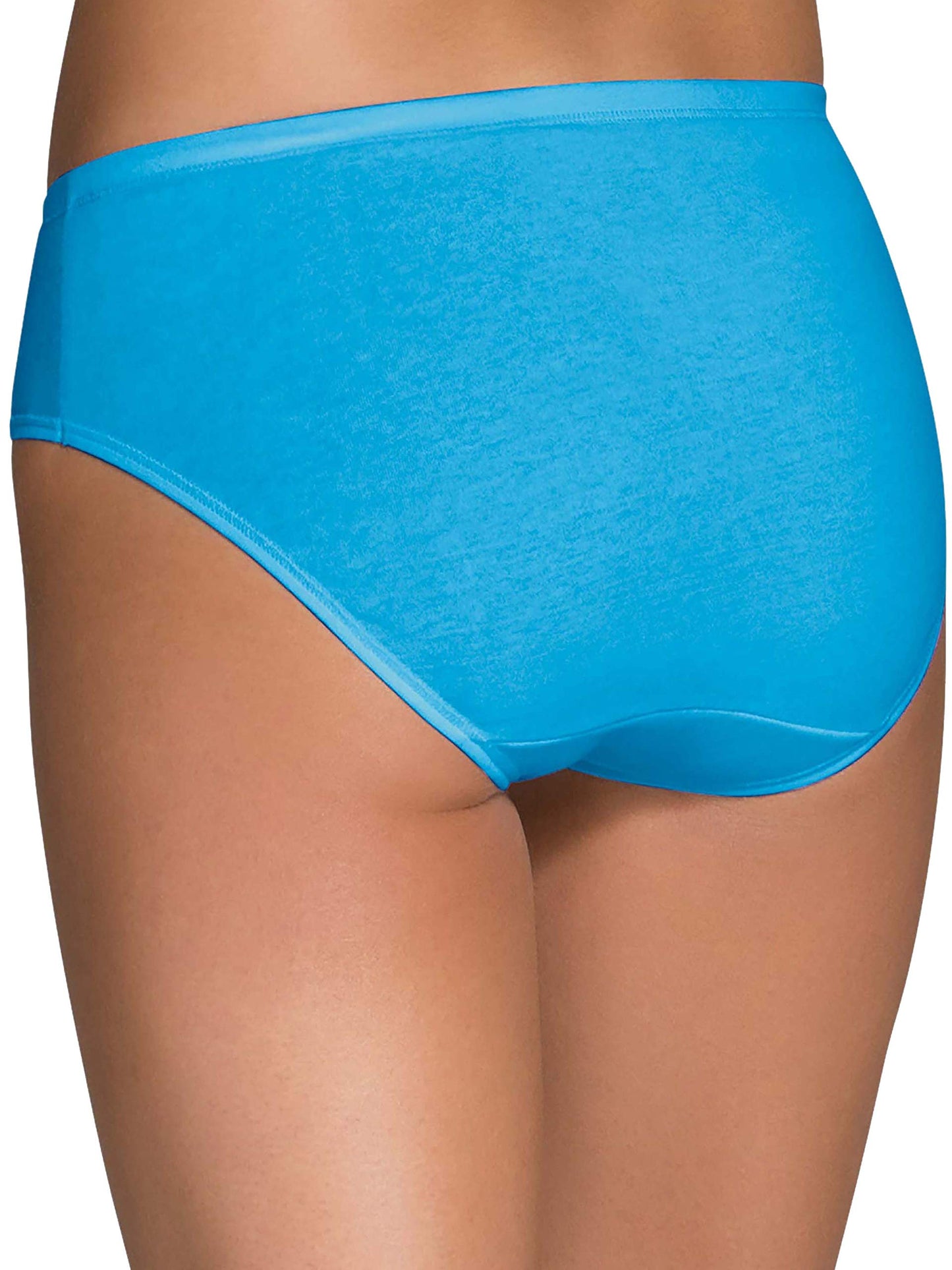 Fruit Of The Loom Women's 6 Pack Comfort Covered Cotton Hipster Panties, Assorted, 8