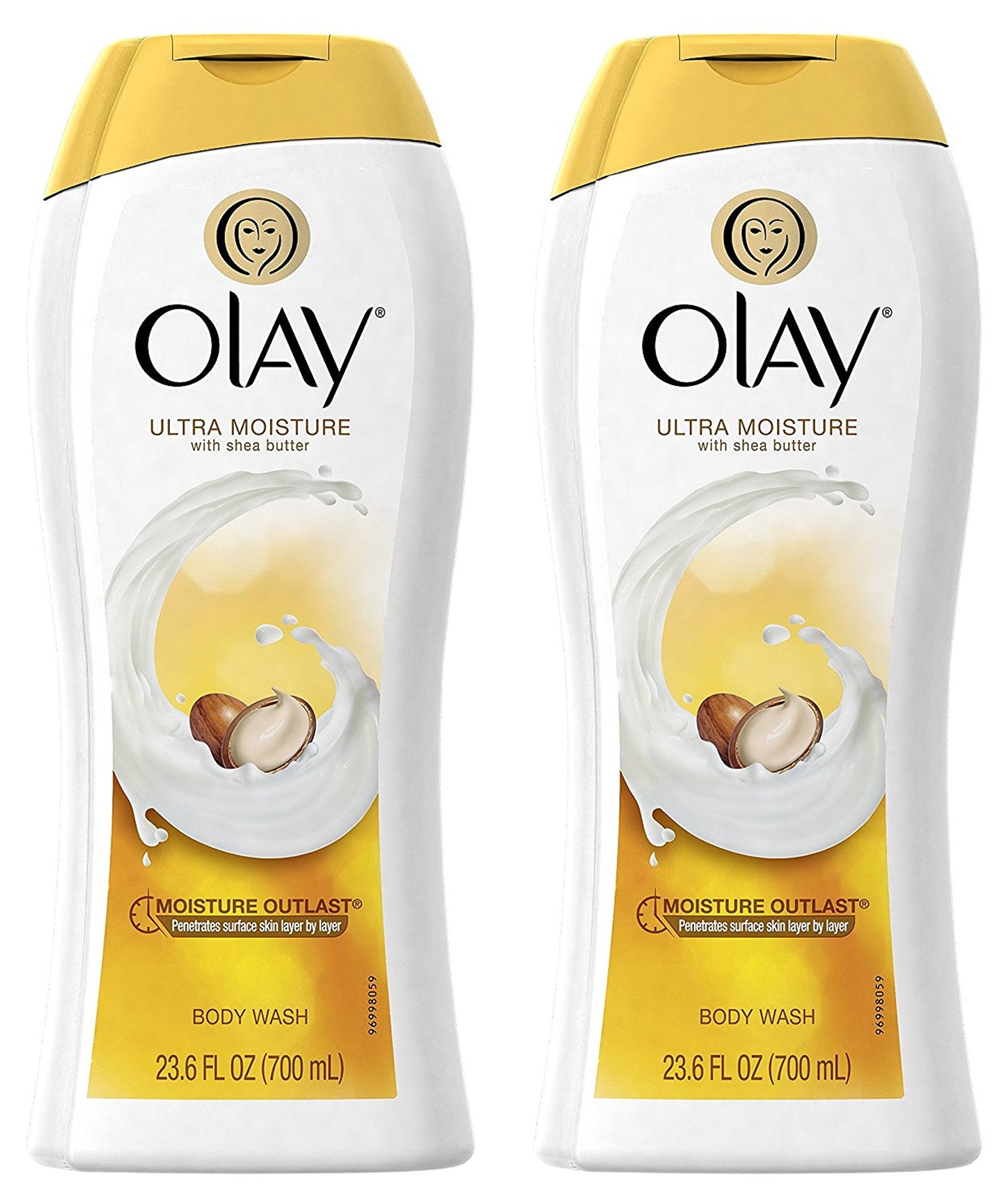 Olay Ultra Moisture Shea Butter Body Wash, 23.6 Ounce (Pack of 4)