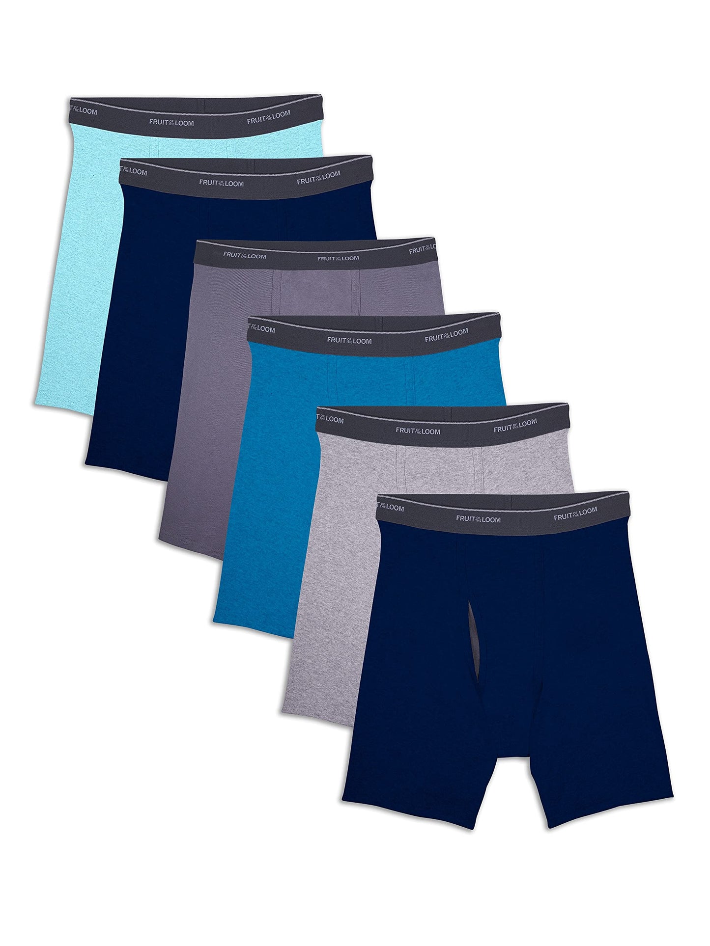 Fruit of the Loom Men's Coolzone Boxer Briefs, Moisture Wicking & Breathable, Multipacks, 144 Pack-Assorted Colors, 3X-Large