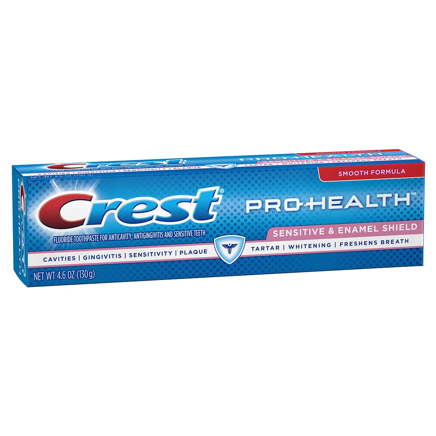 Pro-Health Fluoride Sensitive + Enamel Shield Toothpaste Smooth Mint - 4.6 oz, Pack of 2