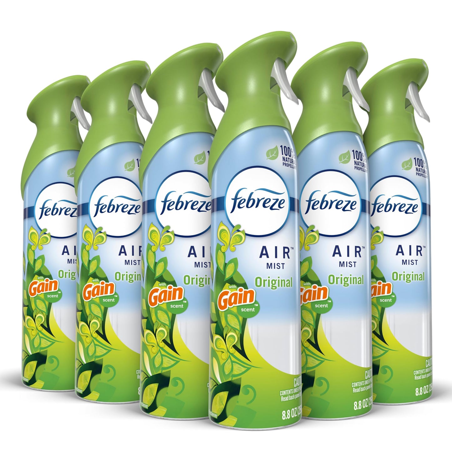 Febreze AIR Effects Air Freshener with Gain Original Scent, 8.8 oz (Pack of 4)