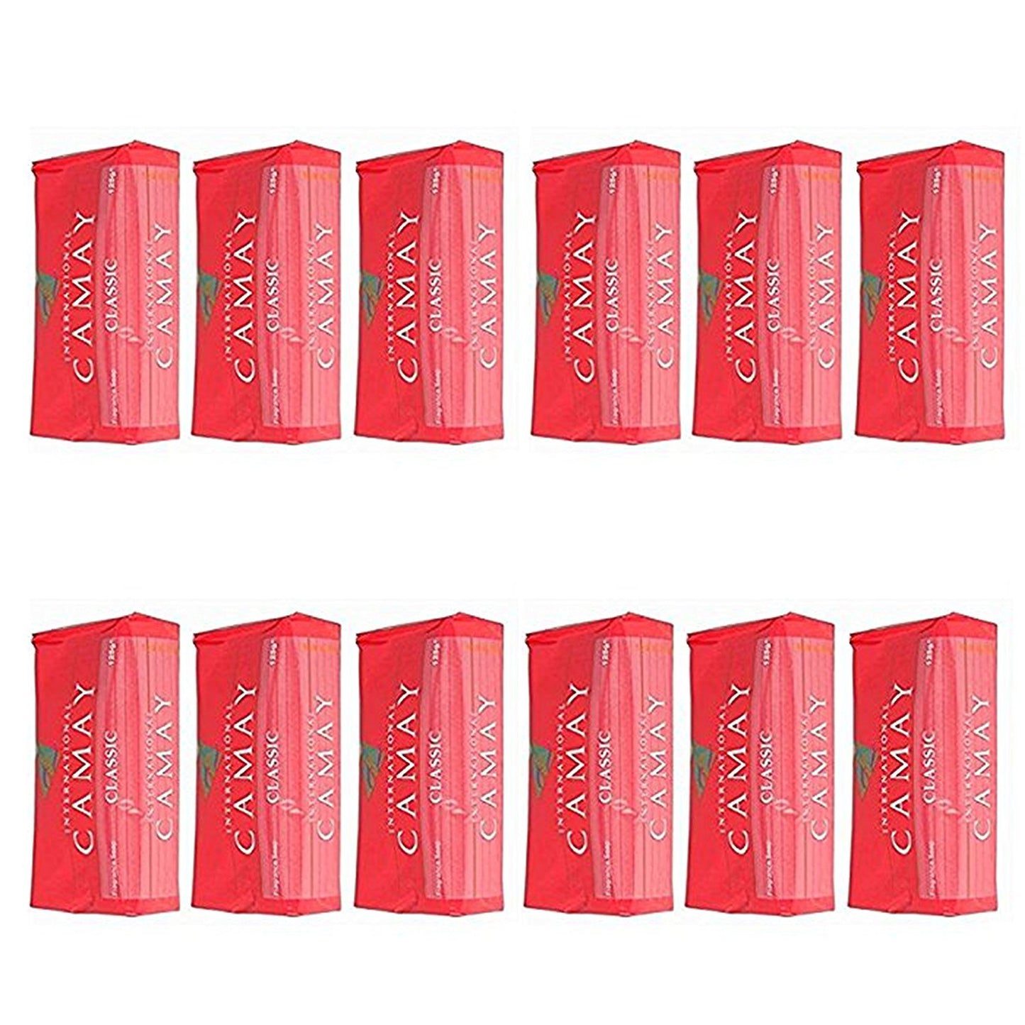 Camay International Softly Scented Bath Bar Classic Soap, 125 G / 4.5 Oz Each 3 Count (Pack of 4) 12 Bars Total