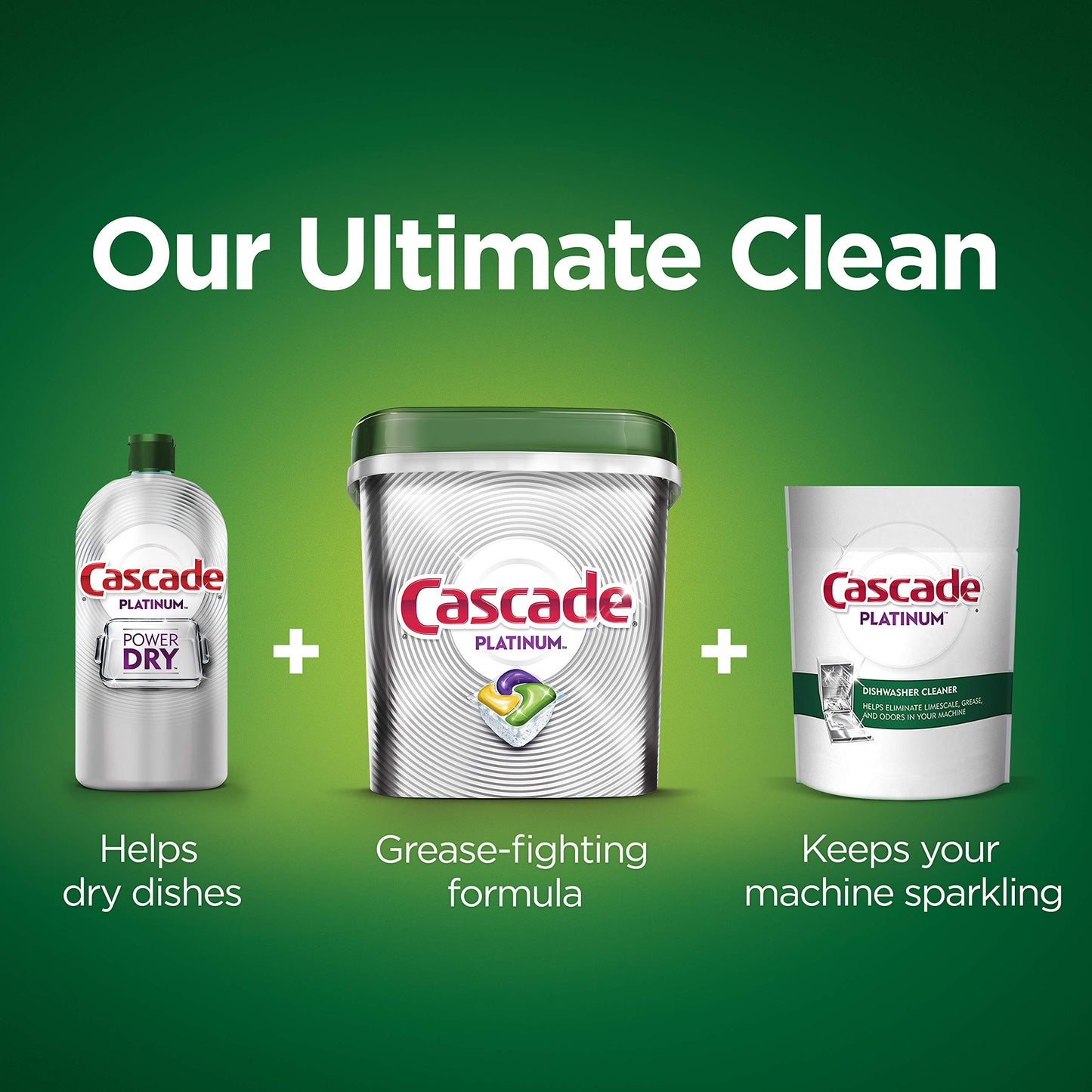Cascade Original Dishwasher Pods, Actionpacs Dishwasher Detergent Tablets, Fresh Scent, 105 Count (Packaging May Vary)