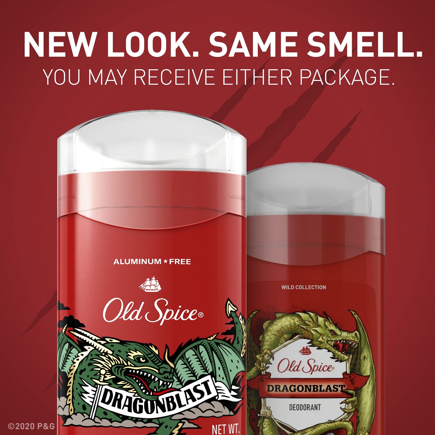 Old Spice Aluminum Free Deodorant for Men, Dragonblast, 48 Hr. Protection, 3 oz
