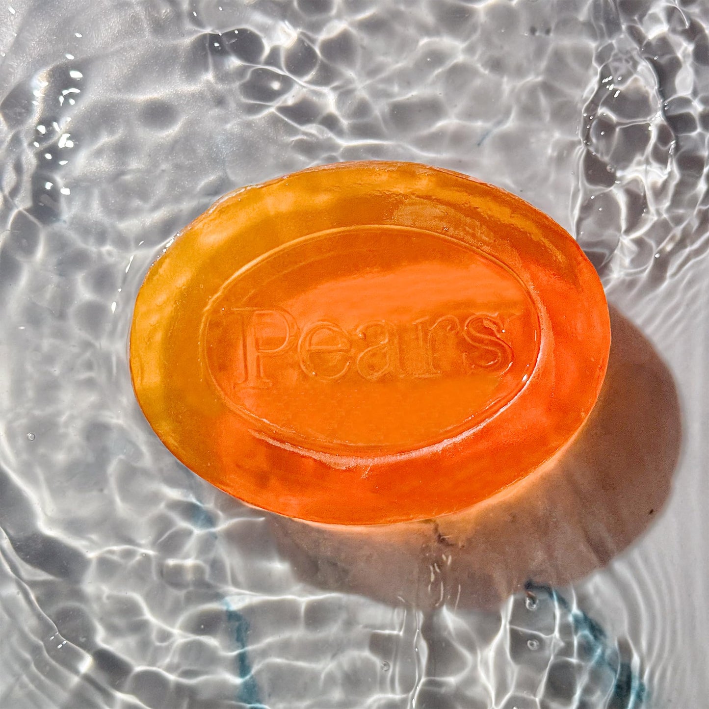PEARS Glycerin Soap, Transparent Amber with Natural Oils, 6-Pack - Pure & Gentle Cleanser for Soft, Glowing Skin, 4.4 Oz Ea