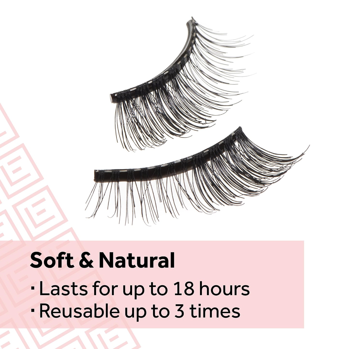 Eylure Pre-Glued Light & Wispy Eyelashes, Accents No. 003, Twin Pack