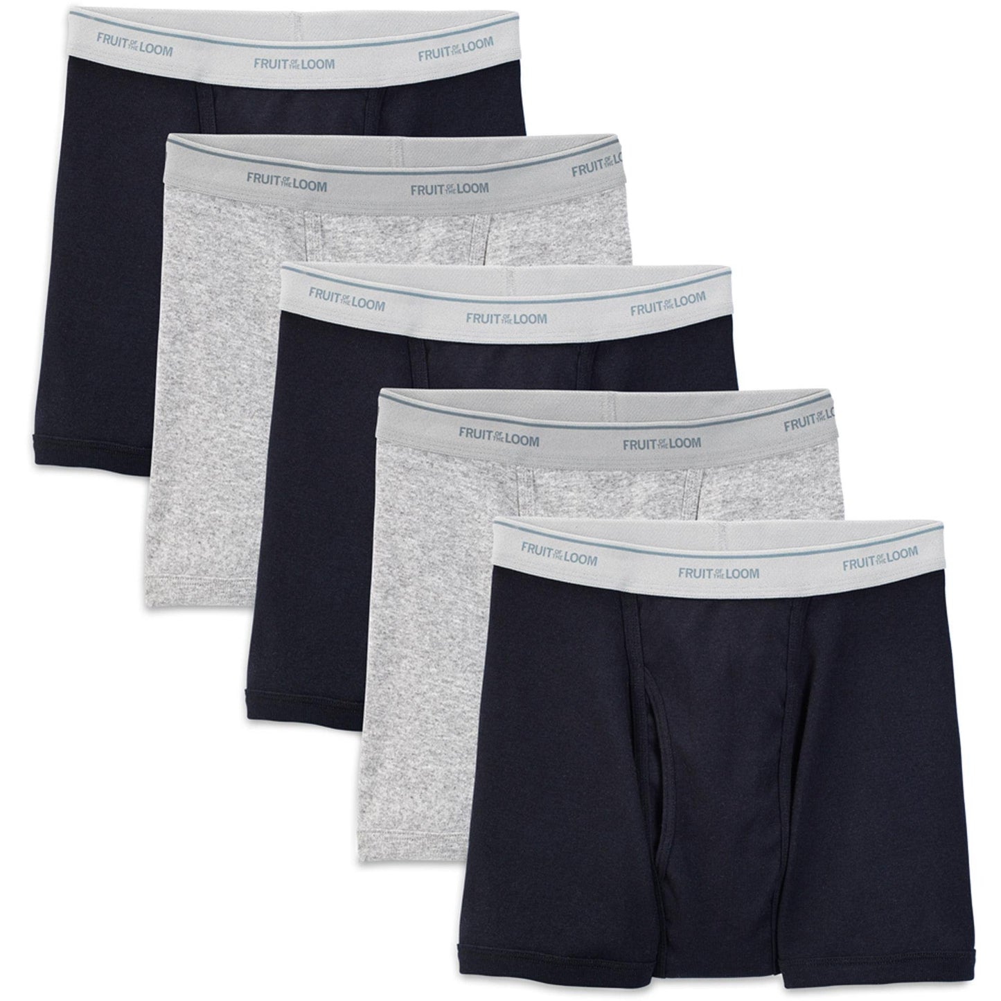 Fruit of the Loom Men's 4-pack Classics Boxer Briefs (X-Large, Assorted)