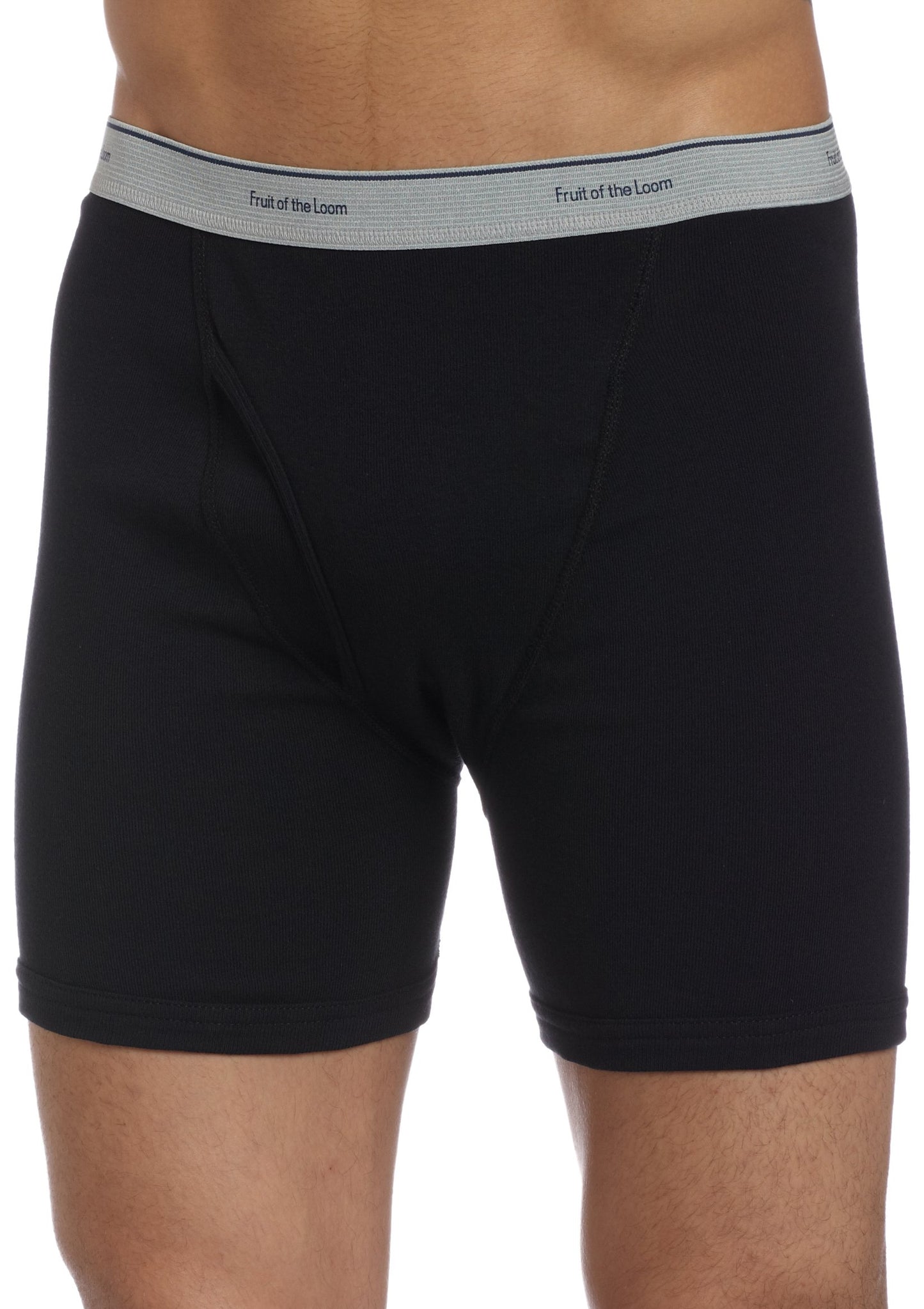 Fruit of the Loom Men's Stripe/Solid Assorted Boxer Briefs,Assorted,Medium(Pack of 4)