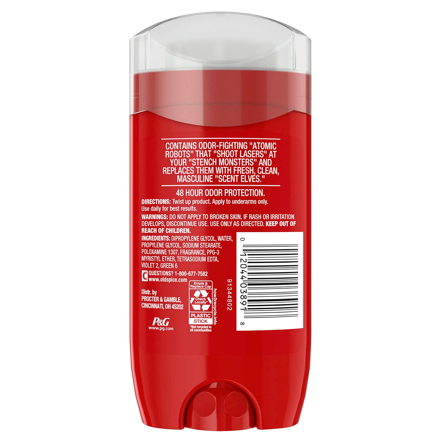 Old Spice High Endurance Deodorant for Men, Pure Sport Scent, 3.0 oz