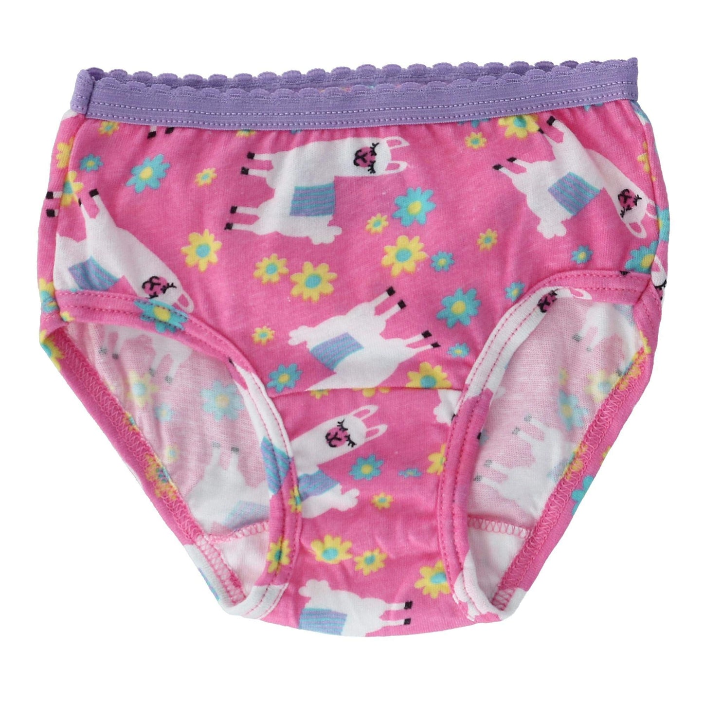 Fruit of the Loom Toddler Girls 10 Pack Assorted Cotton Brief Underwear, 2T/3T