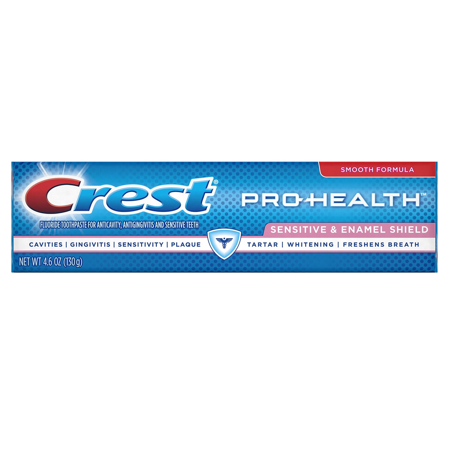 Pro-Health Fluoride Sensitive + Enamel Shield Toothpaste Smooth Mint - 4.6 oz, Pack of 2