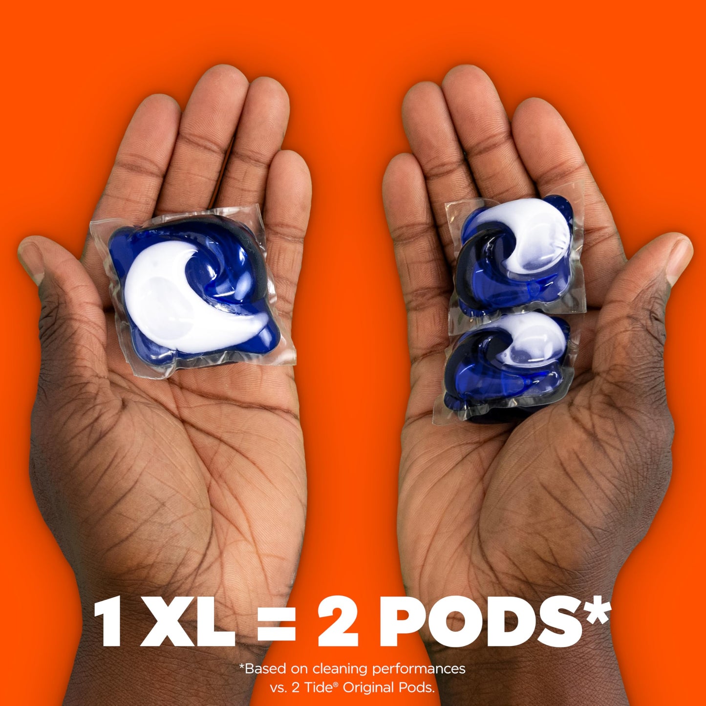 Tide Hygienic Clean Heavy 10x Duty Power PODS Laundry Detergent Soap Pods, Original, 41 count, For Visible and Invisible Dirt
