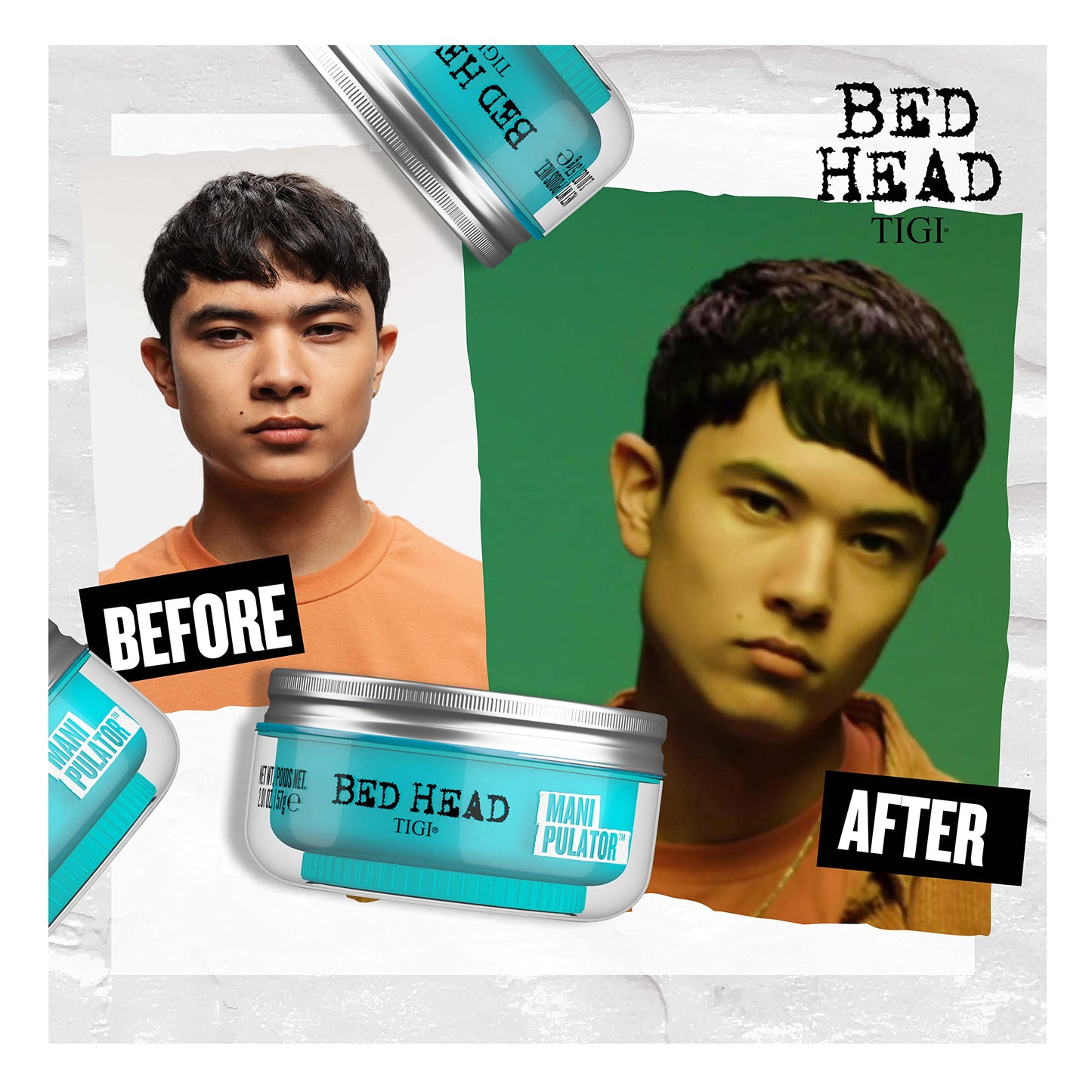 TIGI Bed Head Manipulator texturizing Putty with Firm Hold 2.01 oz