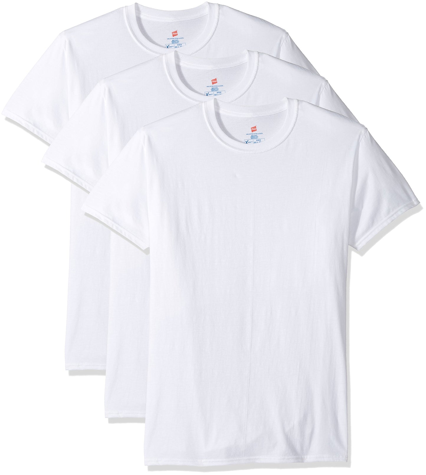 Hanes Ultimate Men's 3-Pack X-Temp Comfort Crew T-Shirt, White, X-Large