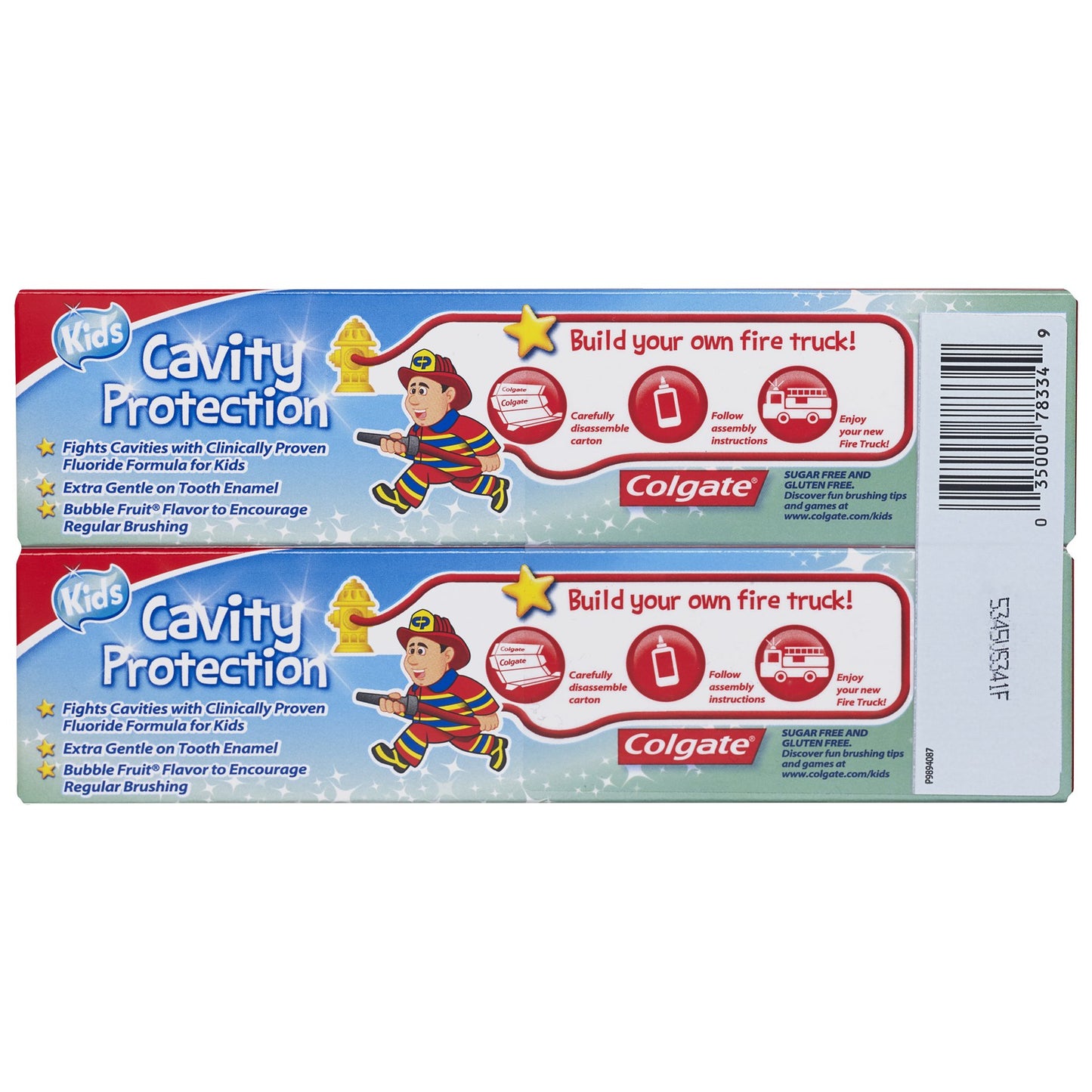 Colgate Kids Toothpaste Bubble Fruit - 4.6oz 2pk