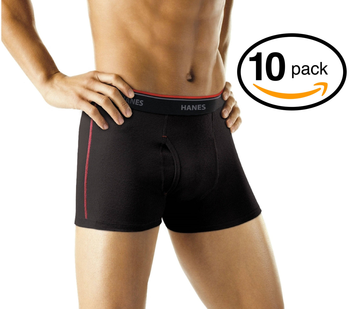 Hanes Red Label Men's 10-Pack B/G Boxer Brief (Small, Sport)
