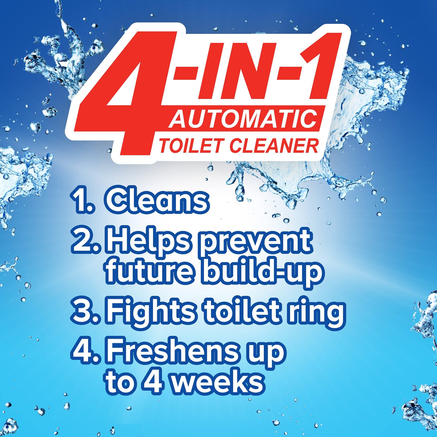 Soft Scrub 4-in-1 Toilet Care with Bleach, Alpine Fresh, 100 Gram