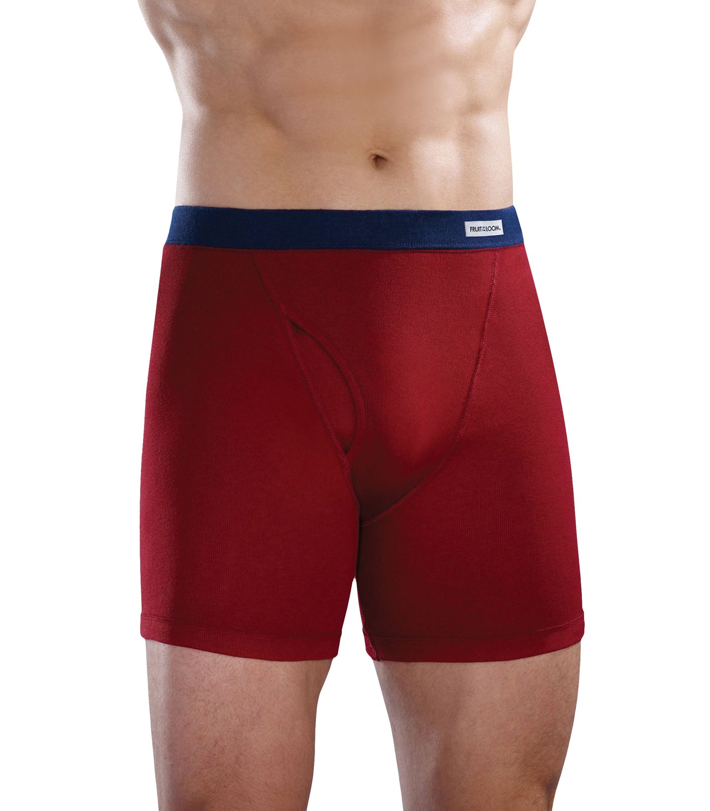 Fruit of the Loom Men's Big Covered Waistband Boxer Brief, Assorted, XX-Large(Pack of 4)