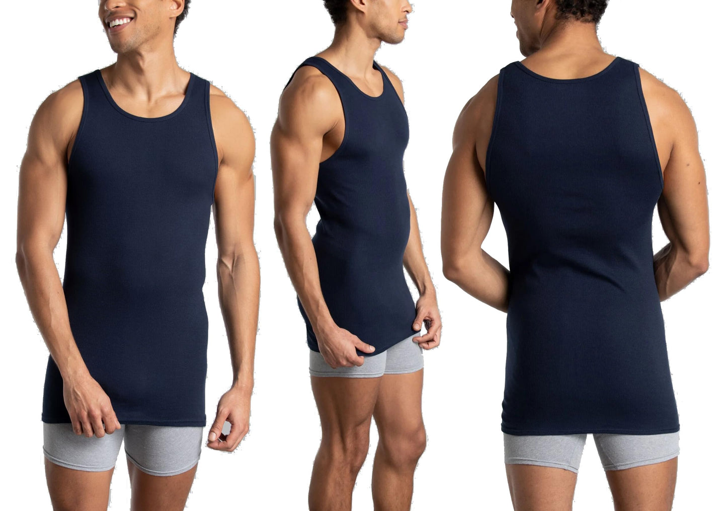 Fruit of the Loom 5-Pack Black/Grey A-Shirt 5P260TG