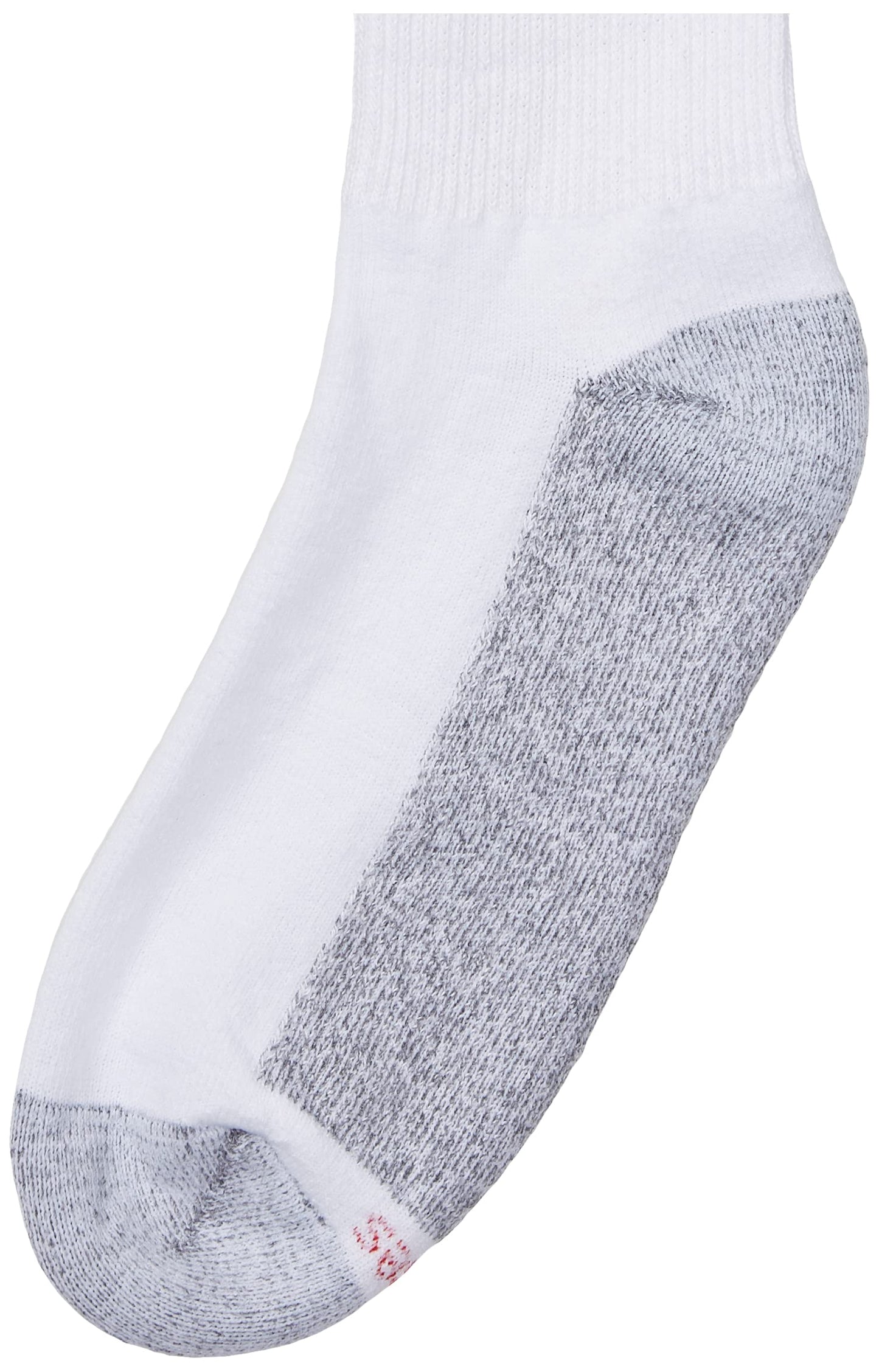 Hanes mens Hanes Men's Performance Crew Socks, 6-pair Pack athletic socks, White, 6 12 US