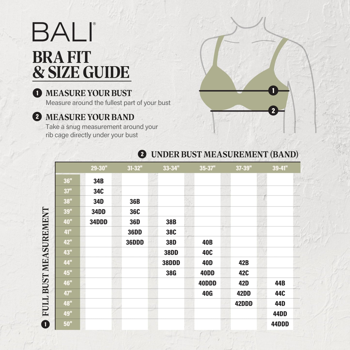 Bali Women's Double Support Spa Closure Wire-Free Bra, Black, 40C
