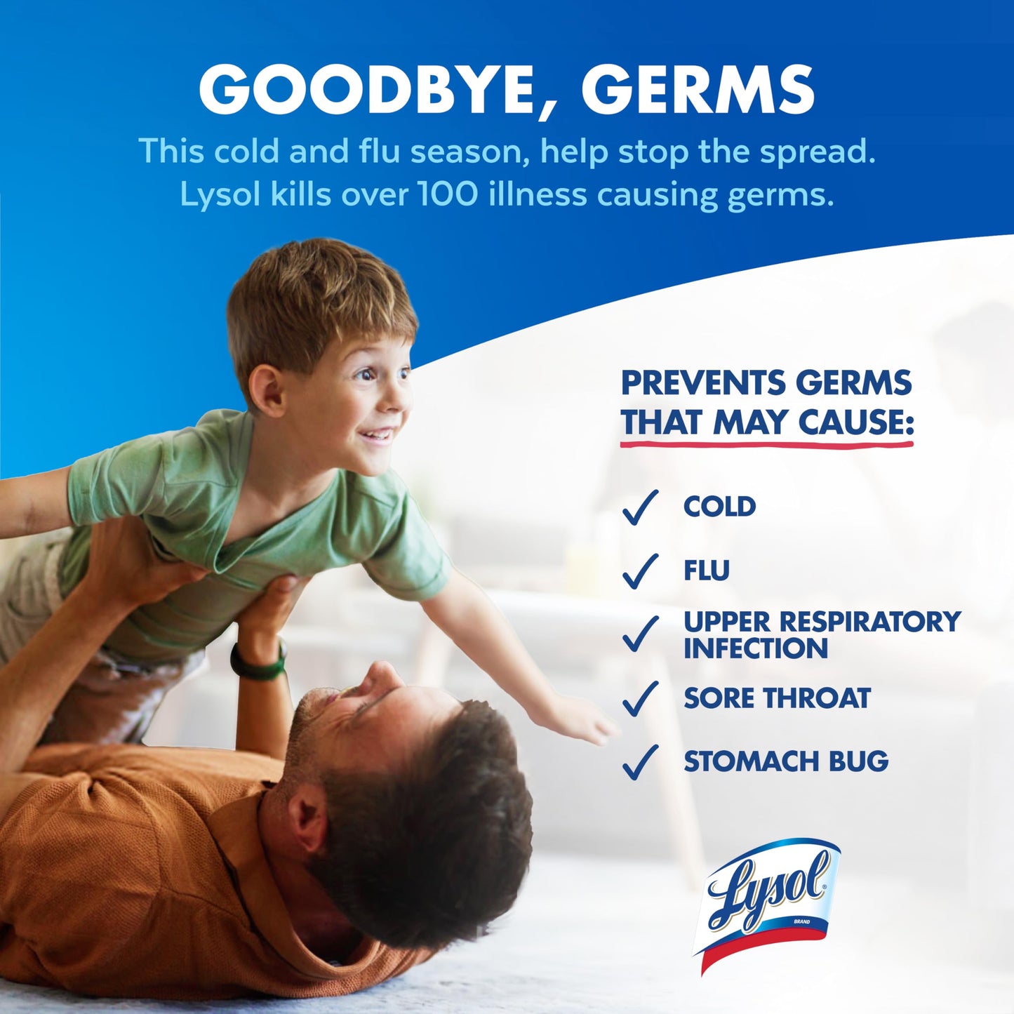 Lysol Disinfectant Spray, Household Essential Cleaning Supplies, Multi-Purpose Room Spray, Antibacterial and Sanitizer Spray, Upholstery Deodorizer, Home and Bathroom,Crisp Linen,12.5 fl oz(pack of 1)