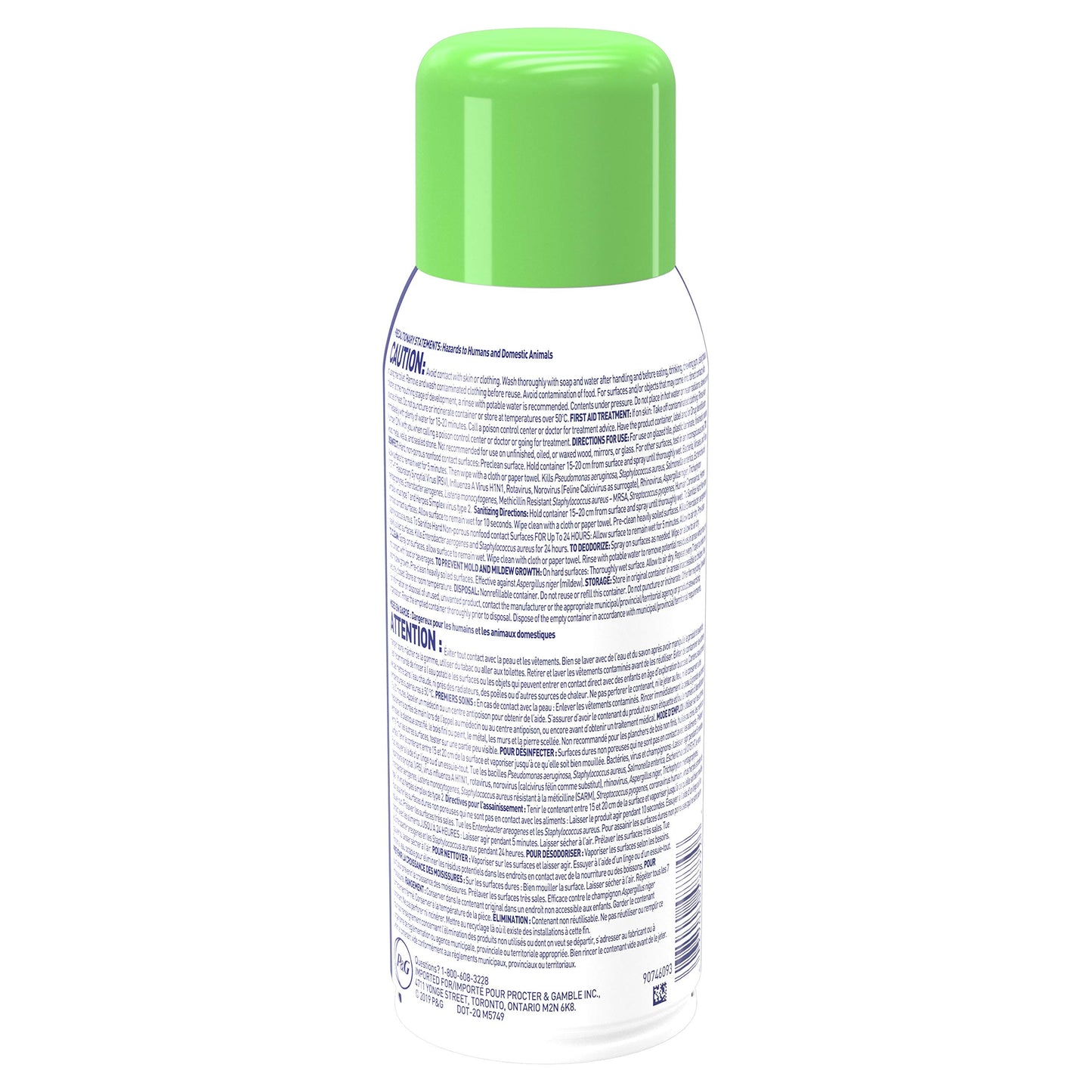 Microban 24 Hour Sanitizing Spray, Fresh Scent 12.5 OZ