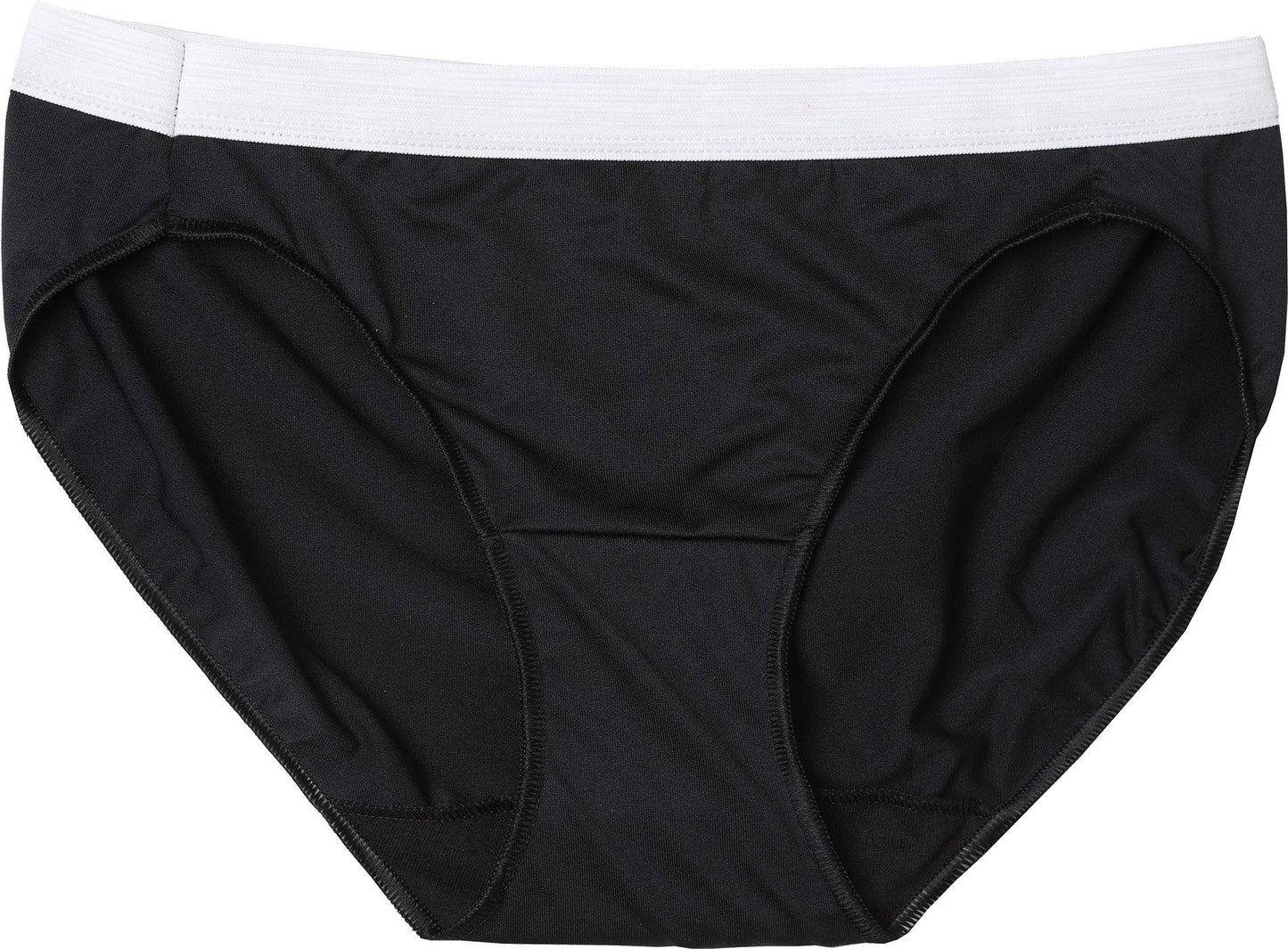 Hanes Womens Cool Comfort Microfiber Sporty Bikinis 6-Pack, Assorted (6)