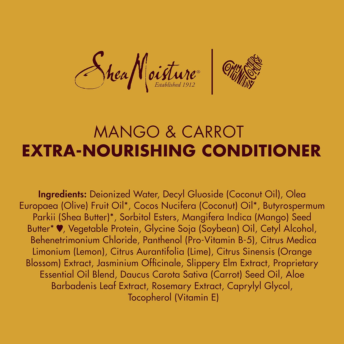 Shea Moisture Kids Extra-nourishing Conditioner, Mango & Carrot 8 oz