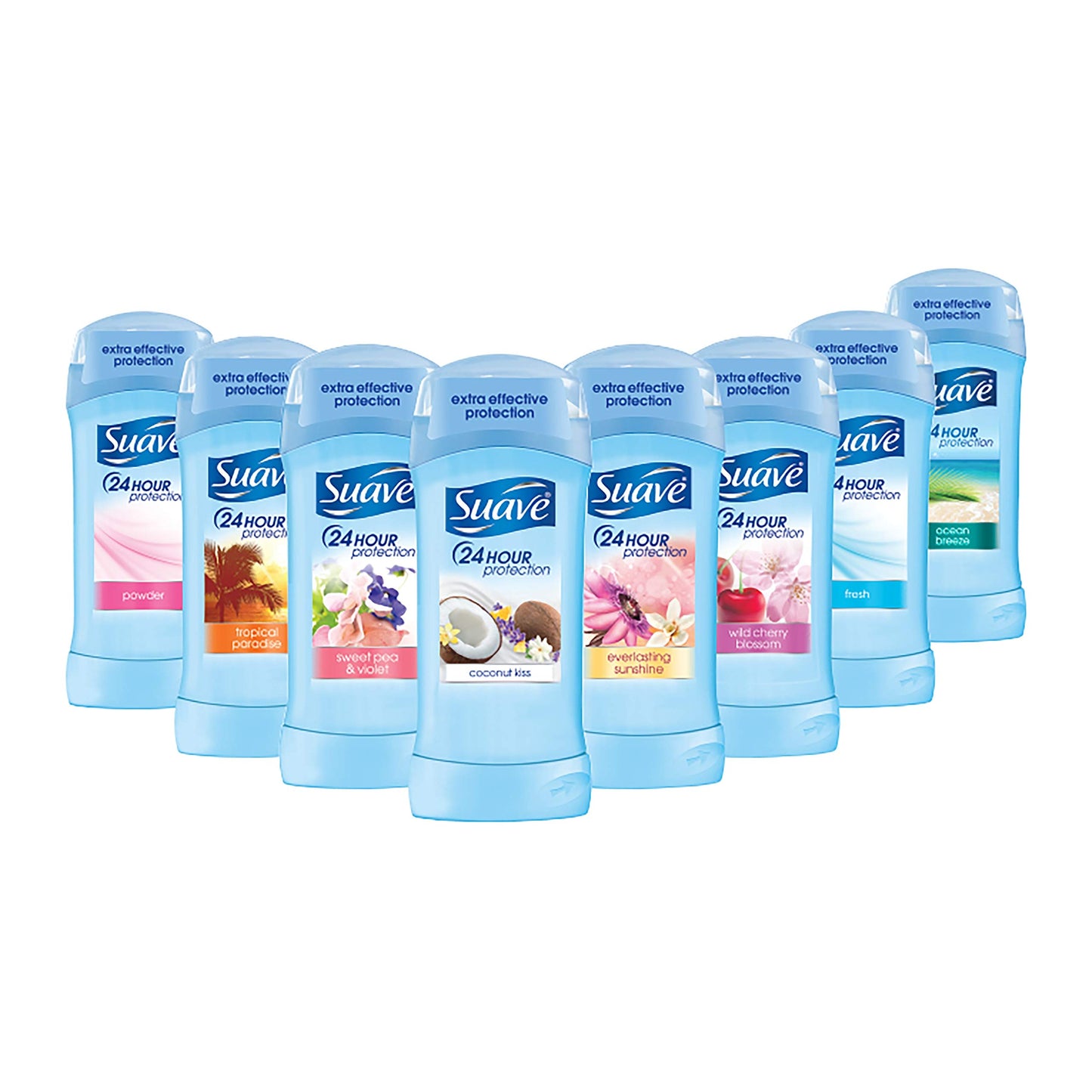 Suave Deodorant Antiperspirant Stick 48-hour Odor and Wetness Protection Tropical Paradise Deodorant for Women 2.6 oz