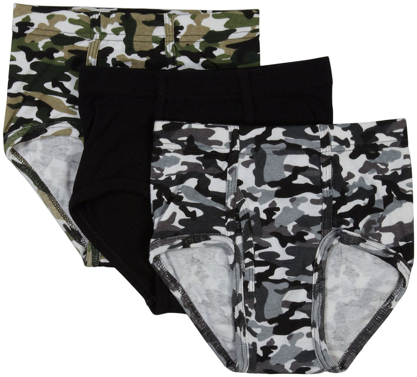 Hanes Boys Comfort Soft Waistband Printed Brief 3 pack, M-Assorted Prints