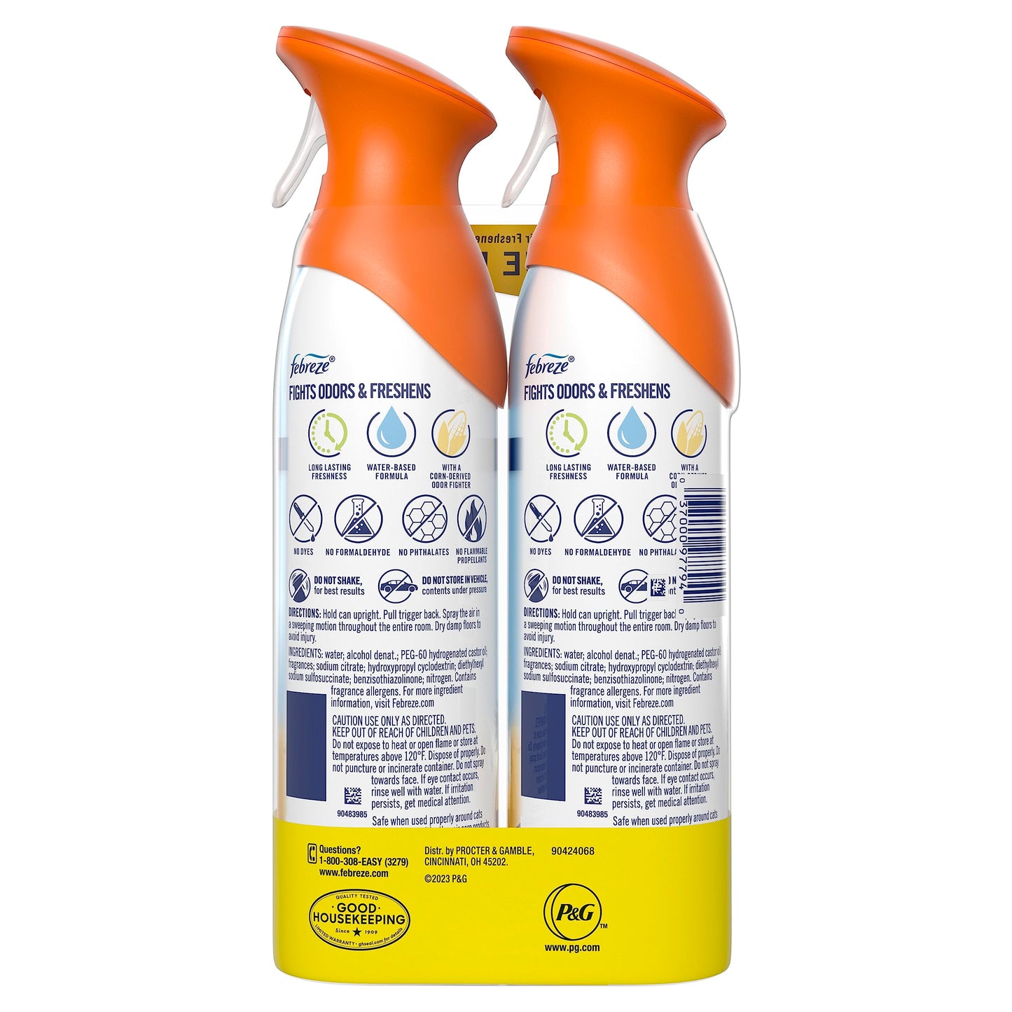 Febreze Odor-Eliminating Air Freshener, Hawaiian Aloha, Pack of 2, 8.8 oz each