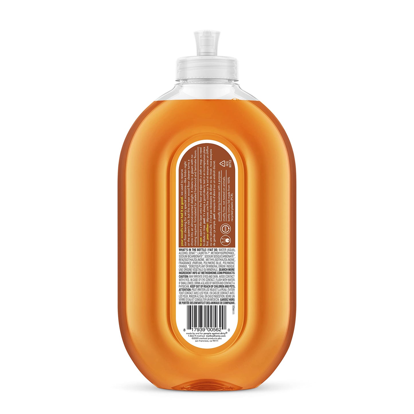 Method Squirt + Mop Hardwood Floor Cleaner, Almond, 25 Ounce (Pack 6)