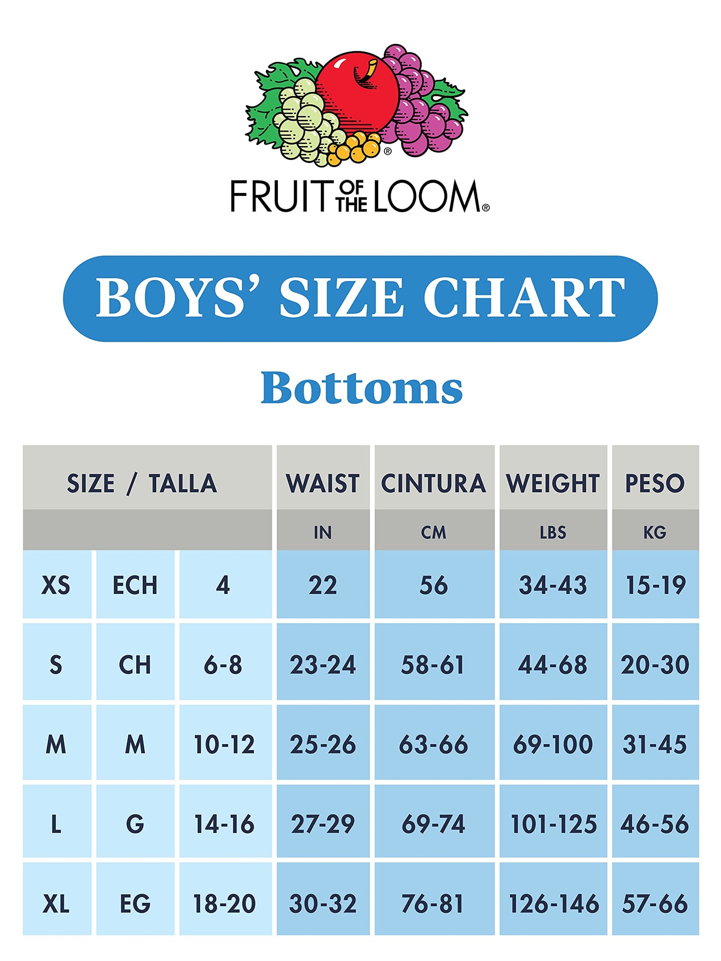 Fruit of the Loom boys Tag Free Cotton Boxer Briefs, Boy - 168 Pack Traditional Fly Stripes, Medium US