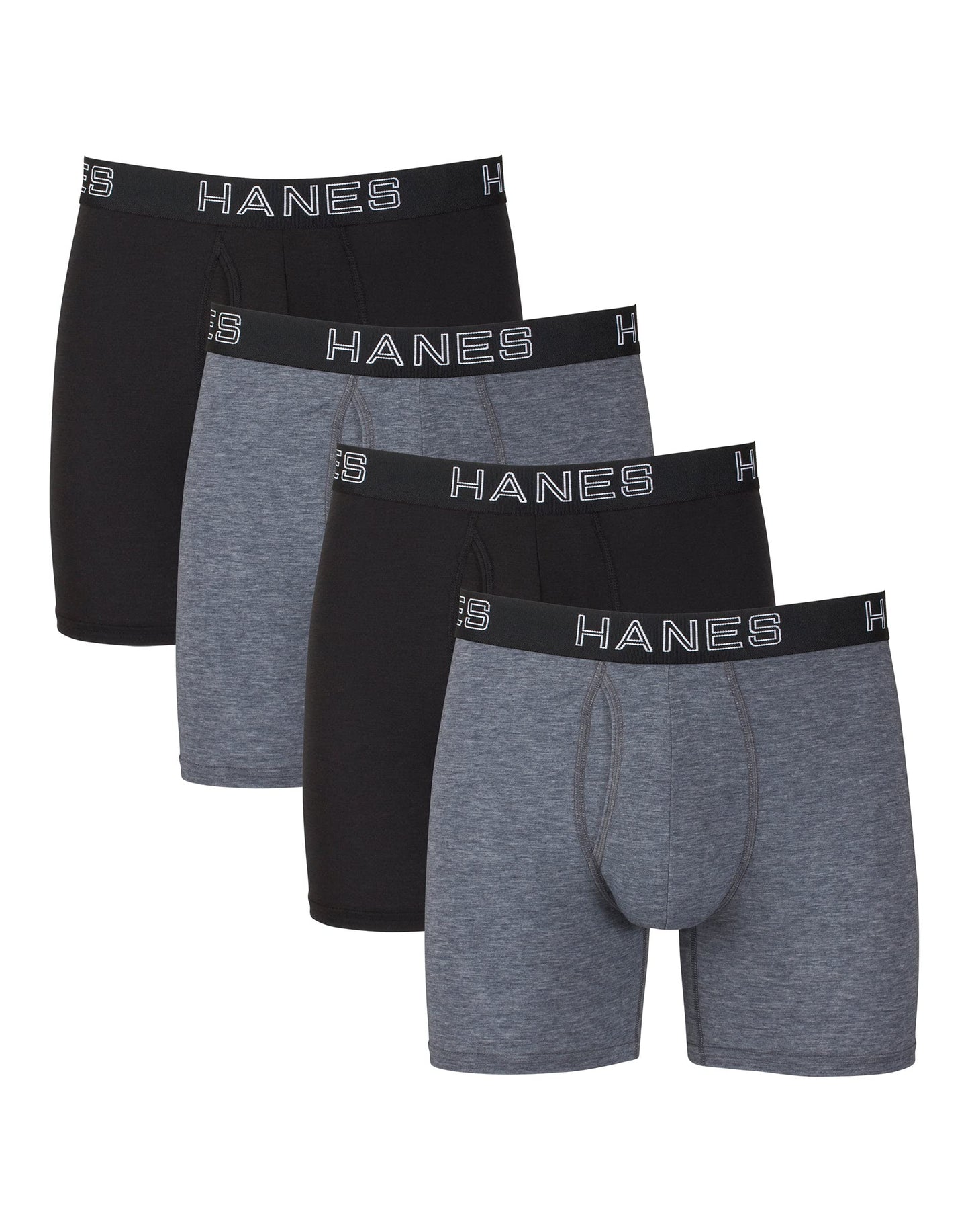 Hanes Ultimate Men's Total Support Pouch Boxer Brief, Assorted Dyed, X Large