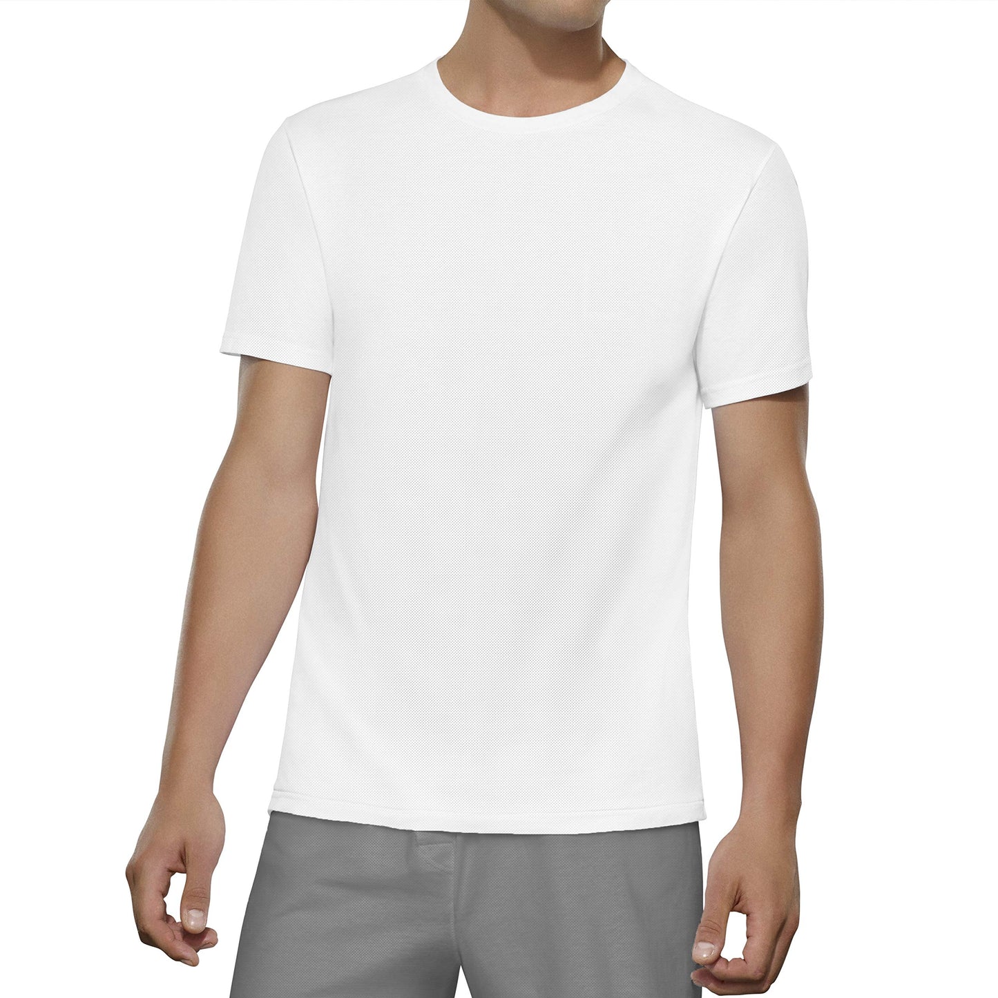 Fruit of the Loom mens Breathable Cotton Undershirts (Regular and Big & Tall) Underwear, Tall Man - White, X-Large US