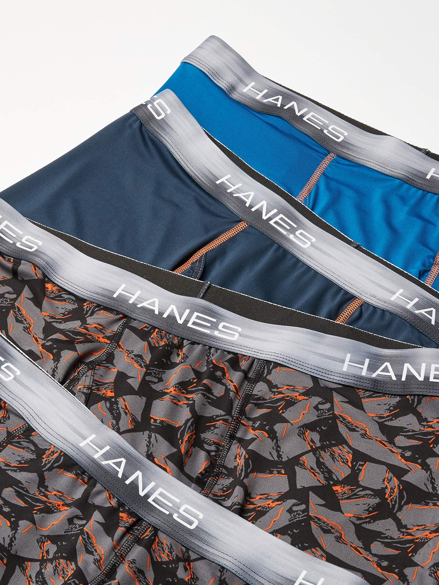 Hanes Ultimate Men's Sport X-Temp Performance Boxer Brief 4-Pack, Assortment 1, Medium