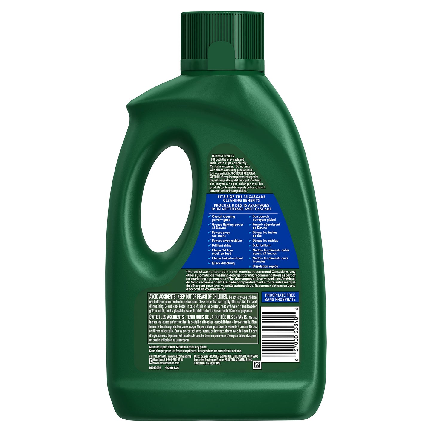 Cascade Complete Gel All-in-1 Dishwasher Detergent - 75 oz - Fresh