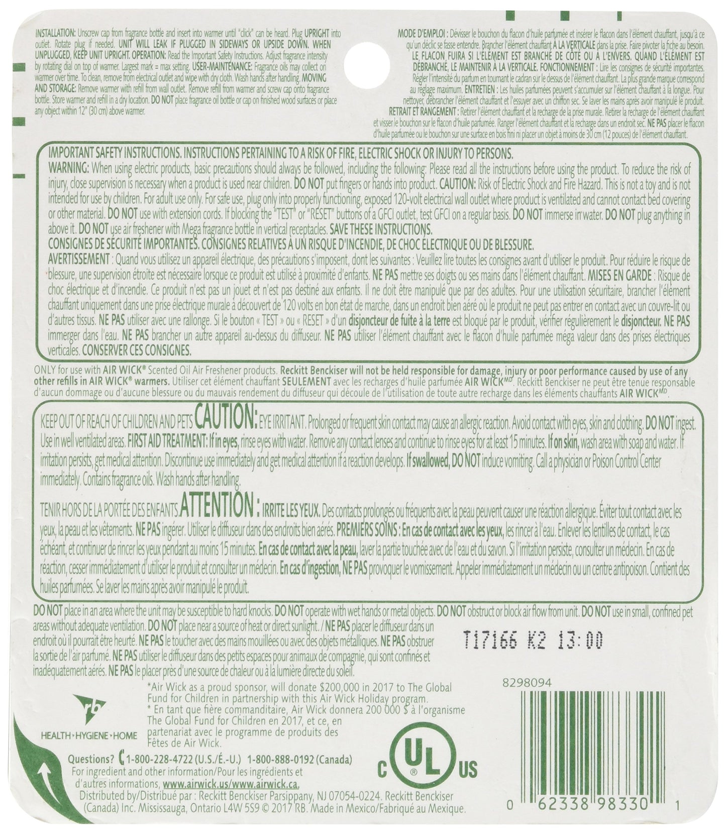 Air Wick Scented Oil Refills - Limited Edition Holiday Collection - Woodland Pine - 2 Count Oil Refills & 1 Count Oil Warmer Per Package - Pack of 2 Packages