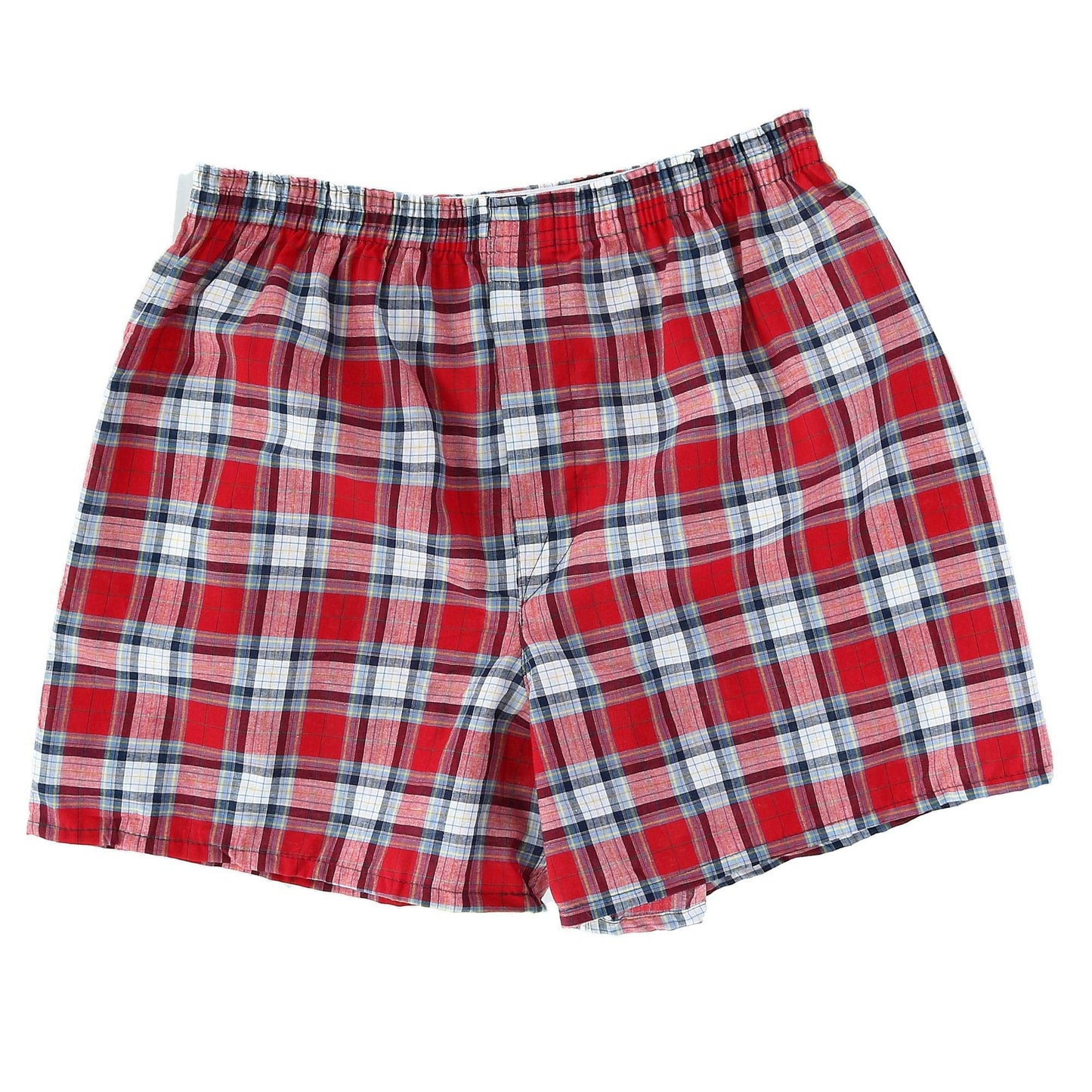Fruit of the Loom Men's 5 Pack Contemporary Plaid and Stripe Boxer