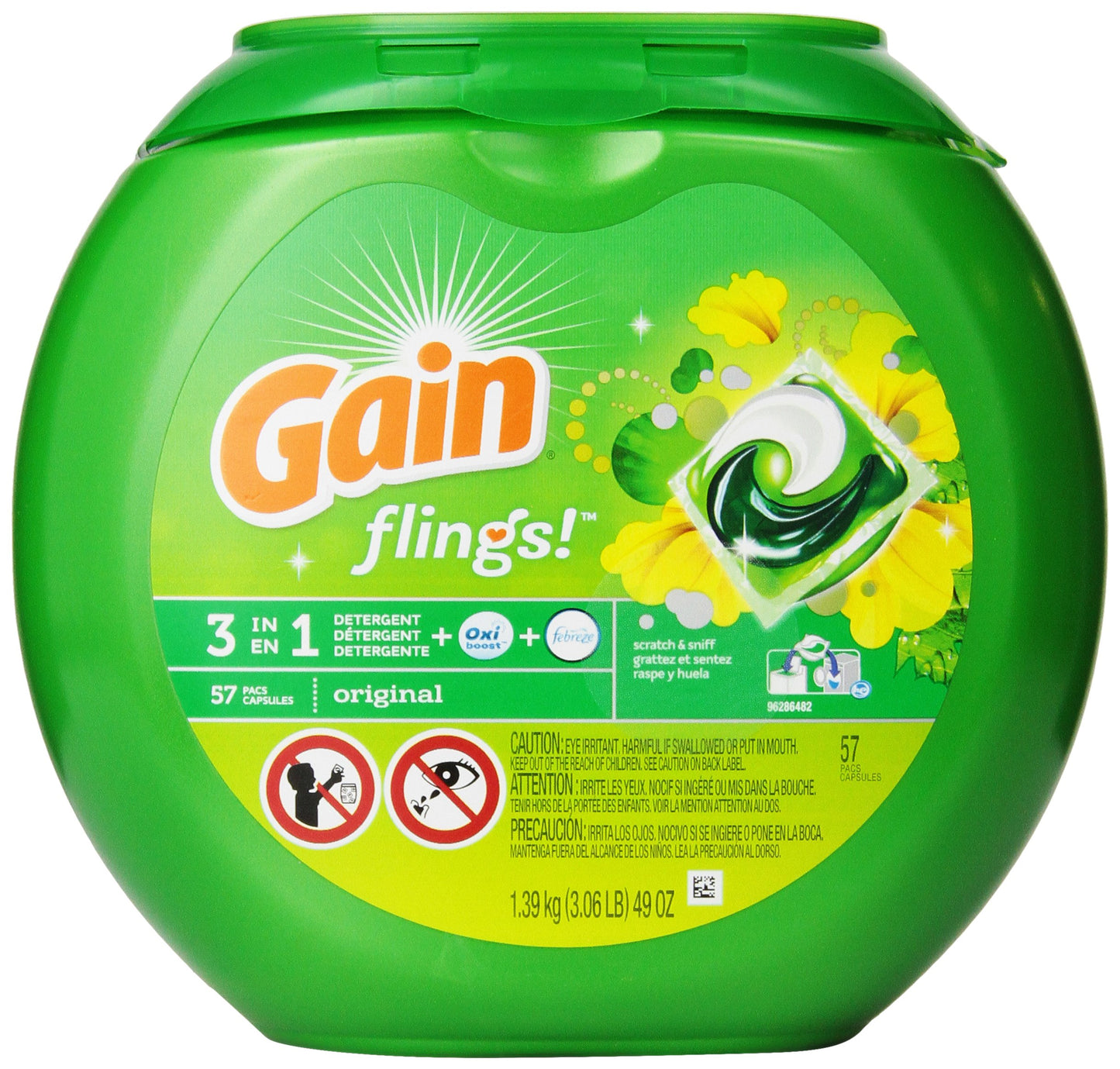 Gain Flings Original 57 Count