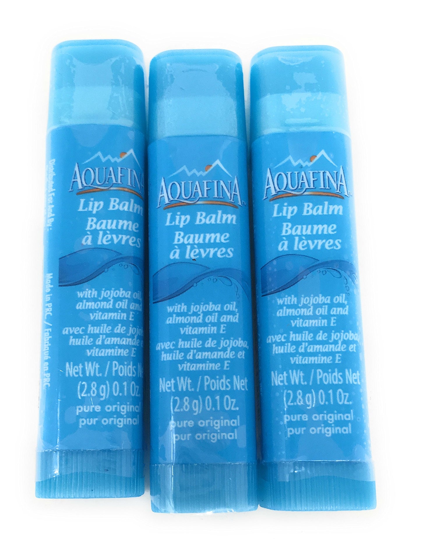 Aquafina Lip Balm - 3 Tubes