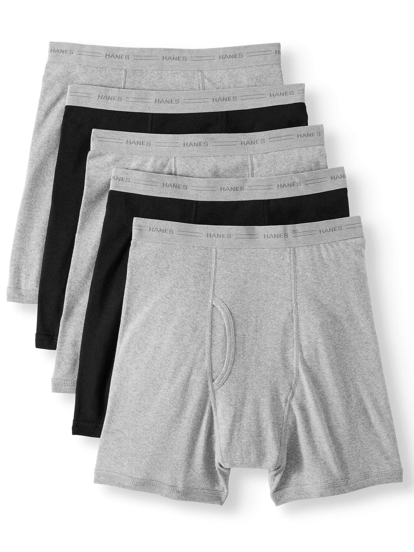 Hanes Big Men's FreshIQ ComfortFlex Waistband Boxer Brief - 5 Pack