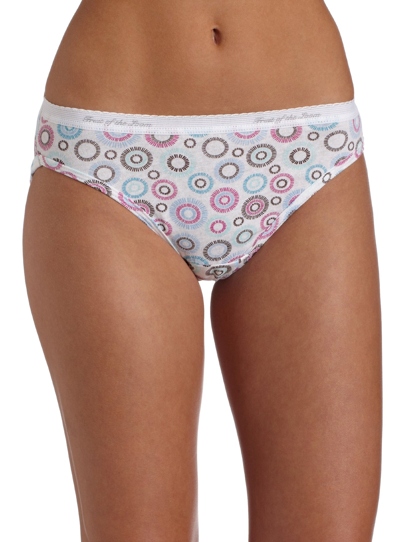 Fruit of the Loom Women's Cotton 6 Pack Assorted Bikini Panty (7)