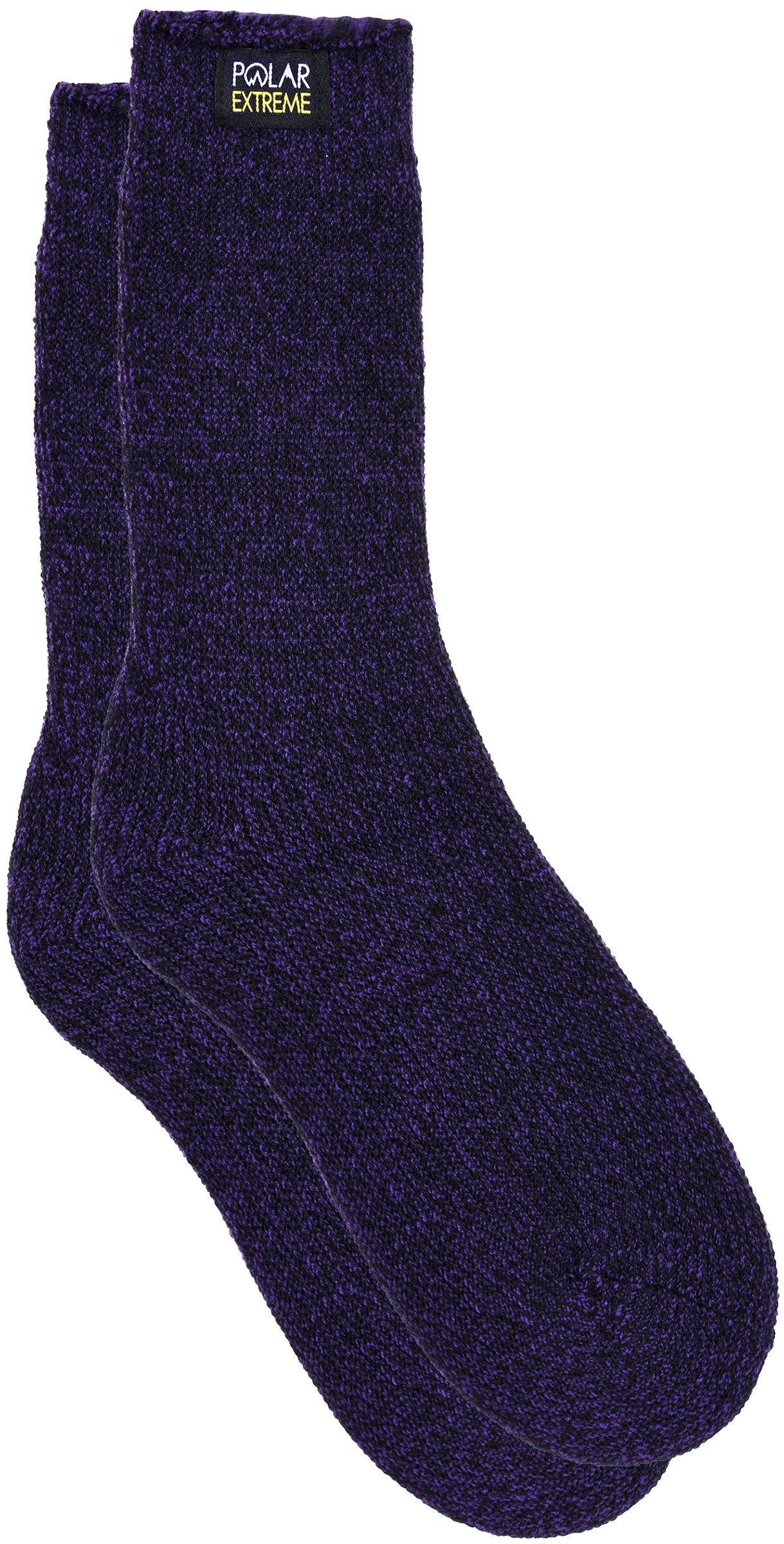 Womens Polar Extreme Moisture Wicking Insulated Thermal Socks in 4 Great Colors (Black-White)