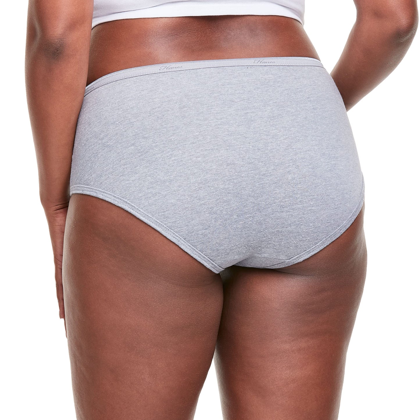 Hanes Women's Plus Cotton Brief 5-Pack 11 Assorted