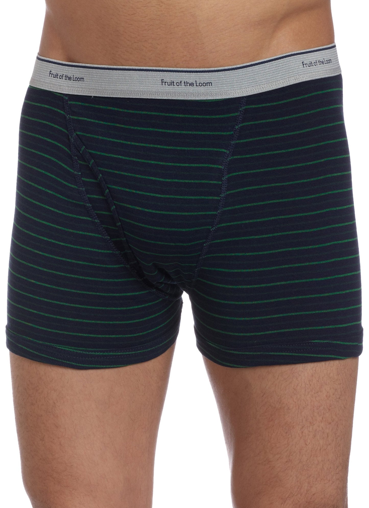 Fruit of the Loom Men's Stripe/Solid Assorted Trunks,Assorted,X-Large(Pack of 4)